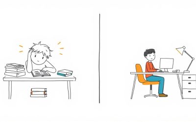 Comparison of tired student versus alert student in different study environments