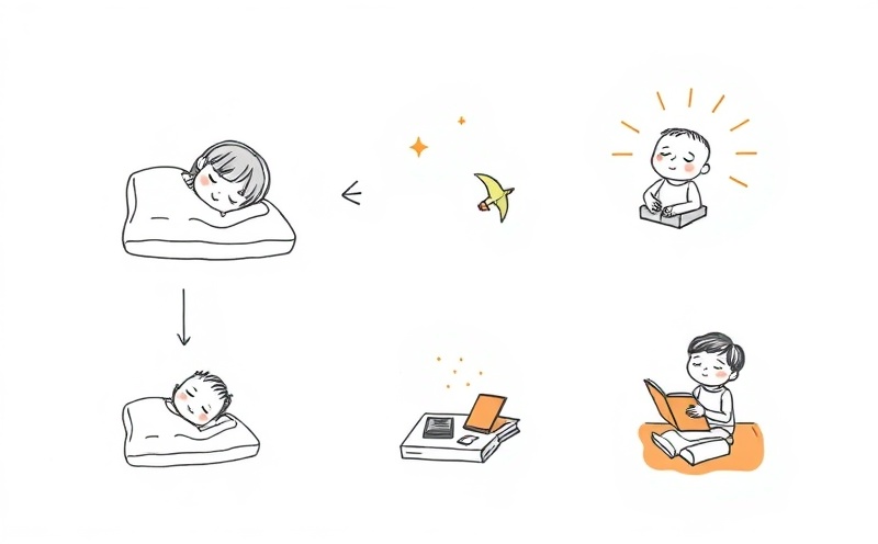 Power napping process from rest to renewed focus