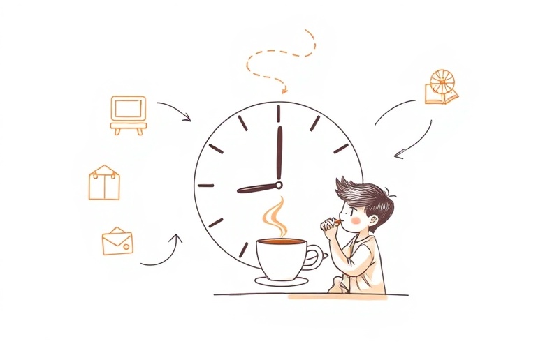 Strategic caffeine timing for sustained study energy
